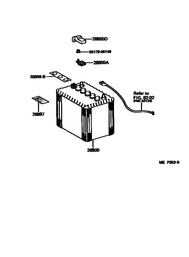 8201 — BATTERY & BATTERY CABLE