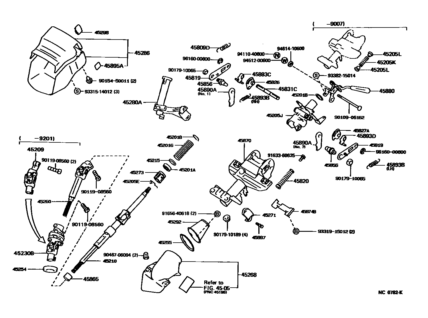 4501 — STEERING COLUMN & SHAFT