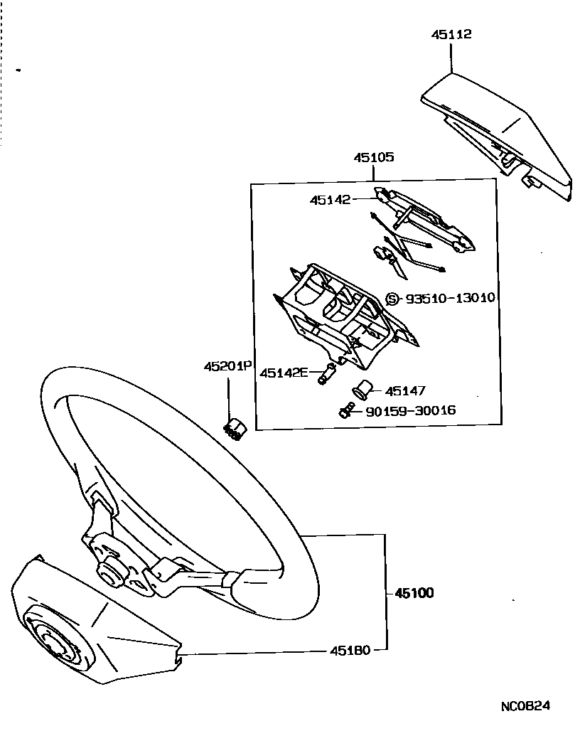 4504 — STEERING WHEEL