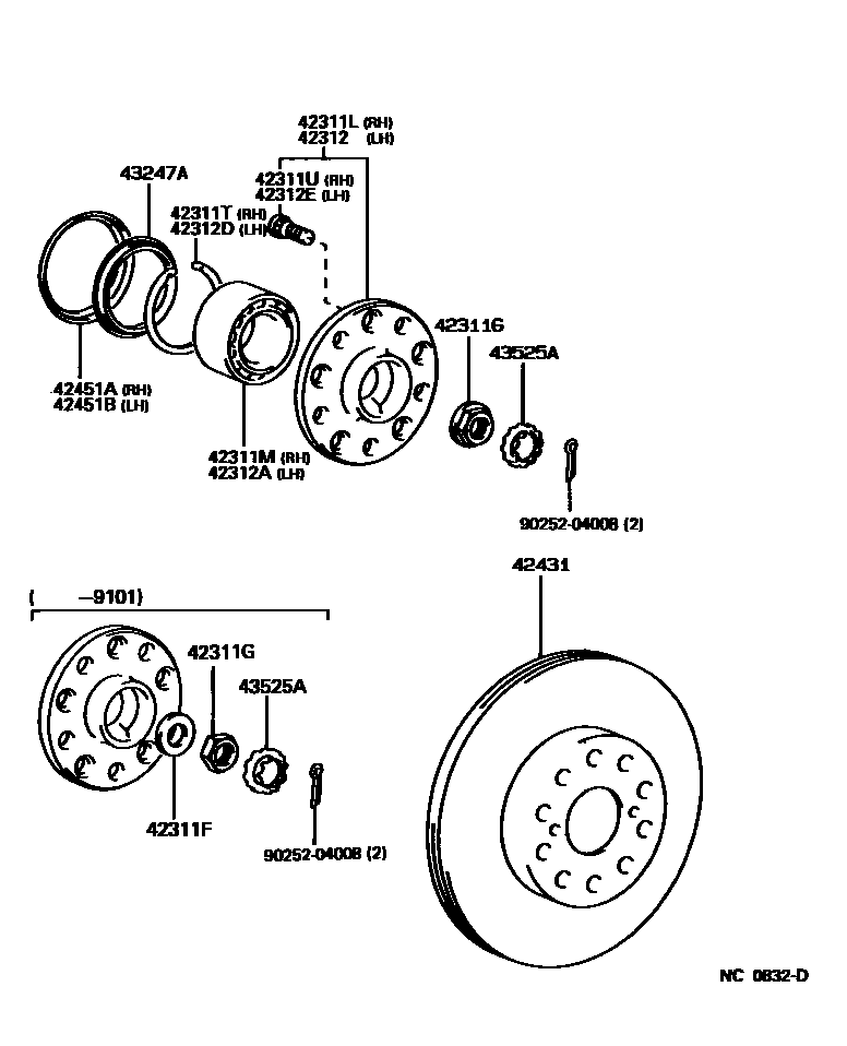 4102 — REAR AXLE SHAFT & HUB