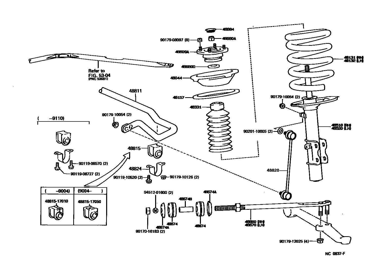4803 — FRONT SPRING & SHOCK ABSORBER