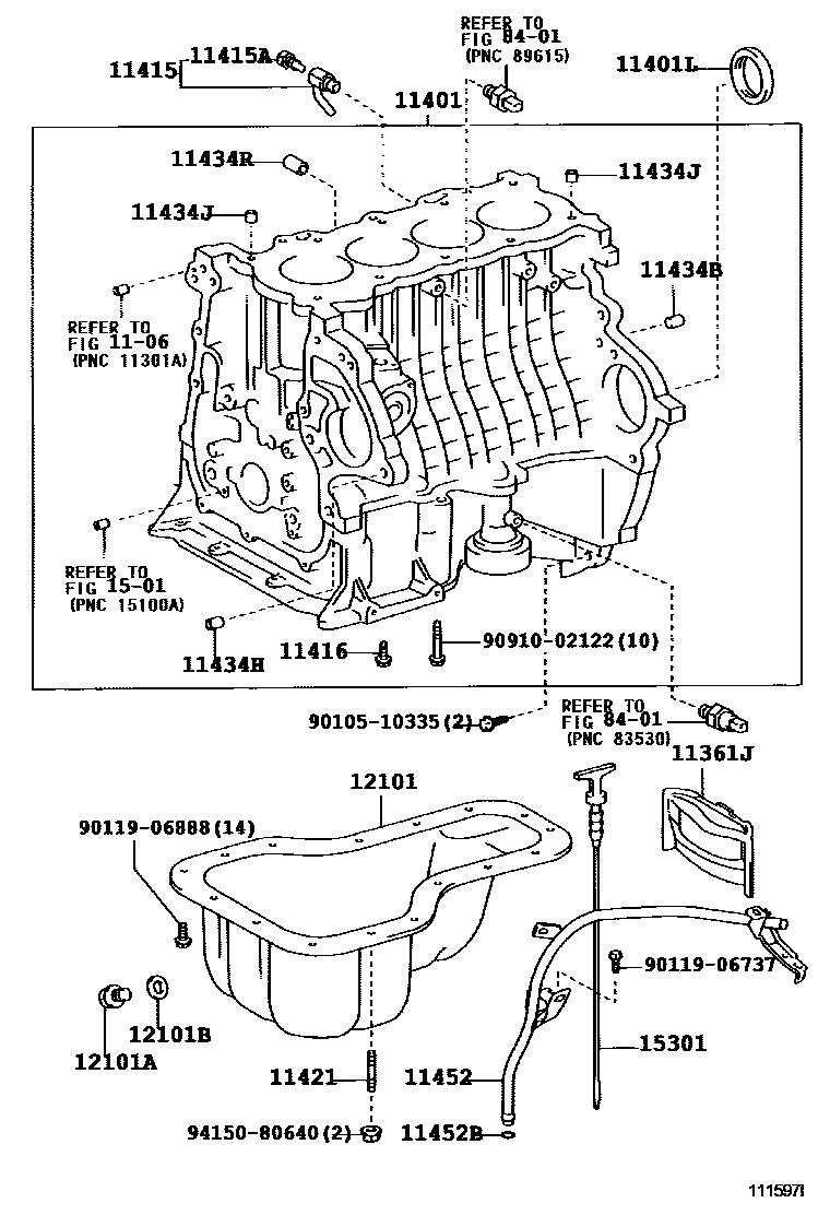 1105 — CYLINDER BLOCK