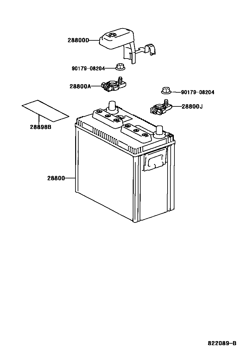 8201 — BATTERY & BATTERY CABLE