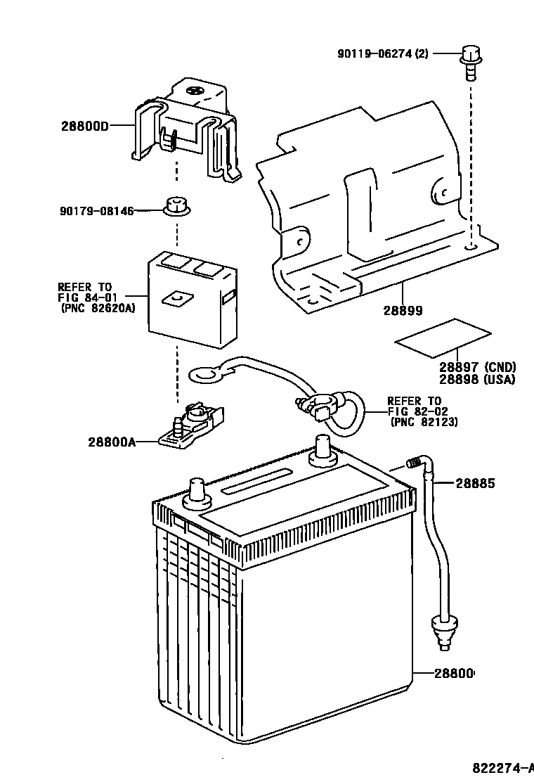 8201 — BATTERY & BATTERY CABLE