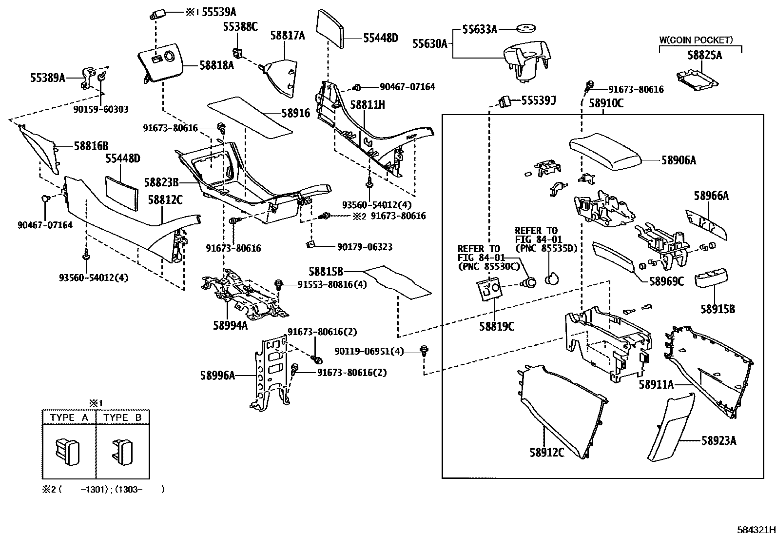 5806 — CONSOLE BOX & BRACKET