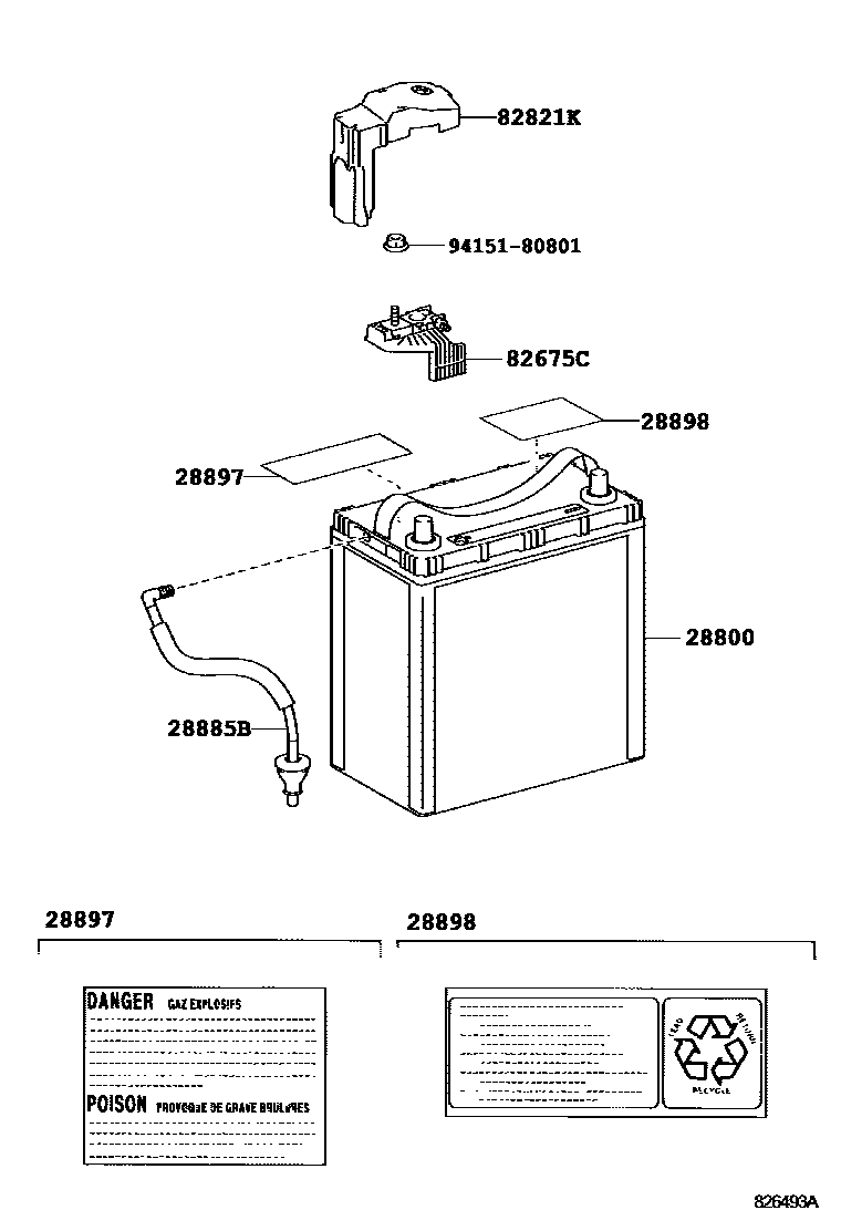 8201 — BATTERY & BATTERY CABLE