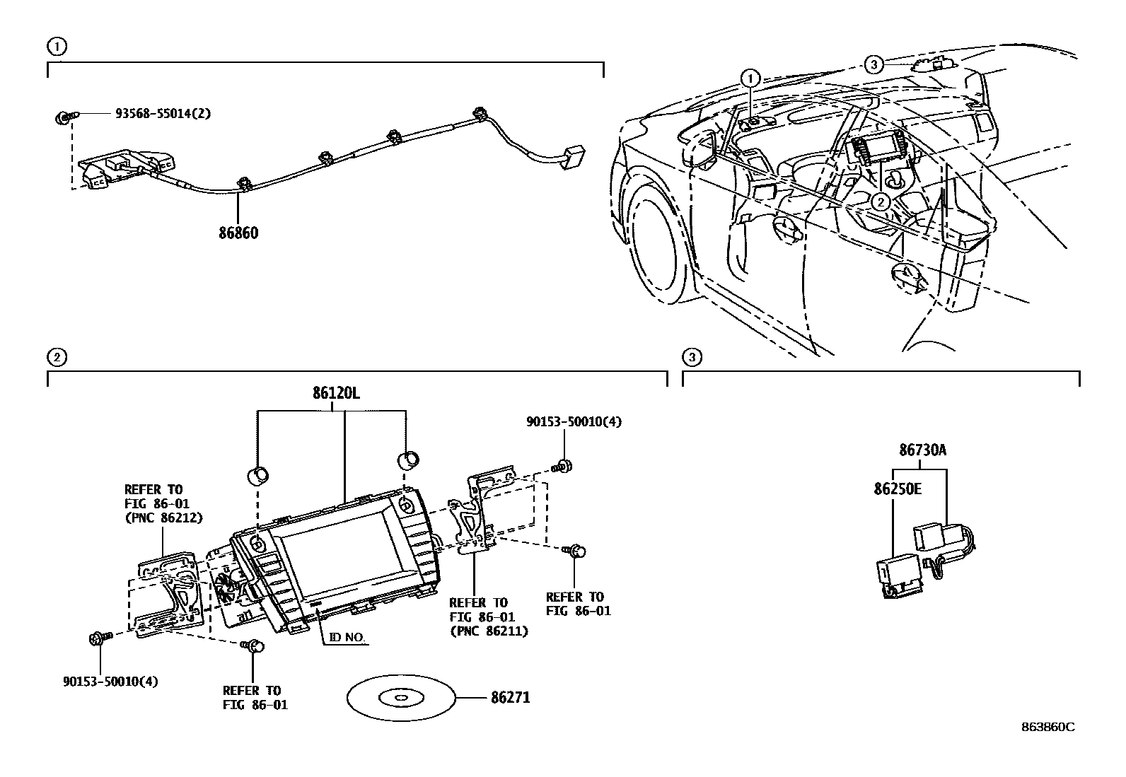 8603 — NAVIGATION & FRONT MONITOR DISPLAY
