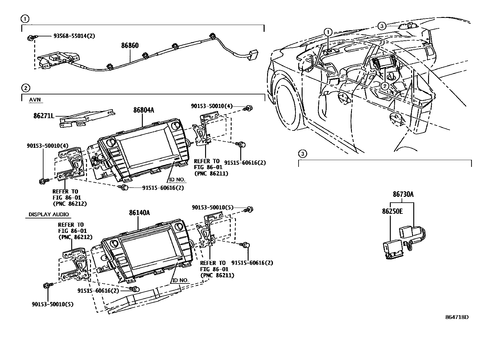 8603 — NAVIGATION & FRONT MONITOR DISPLAY