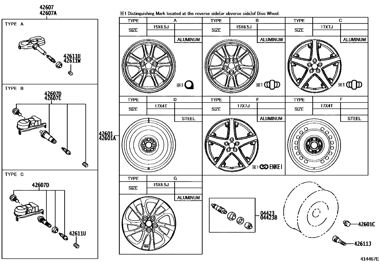 4103 — DISC WHEEL & WHEEL CAP