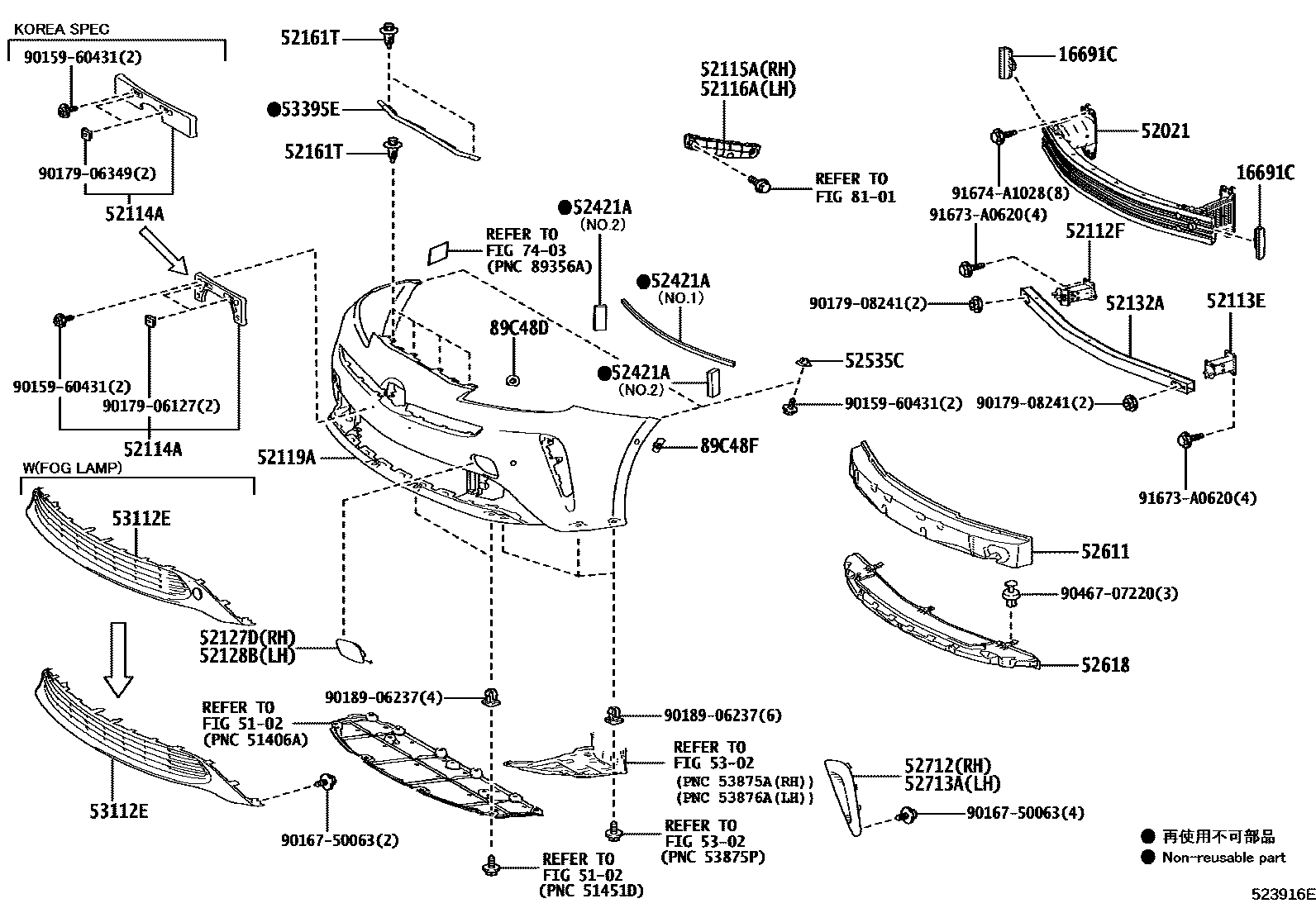 5201 — FRONT BUMPER & BUMPER STAY