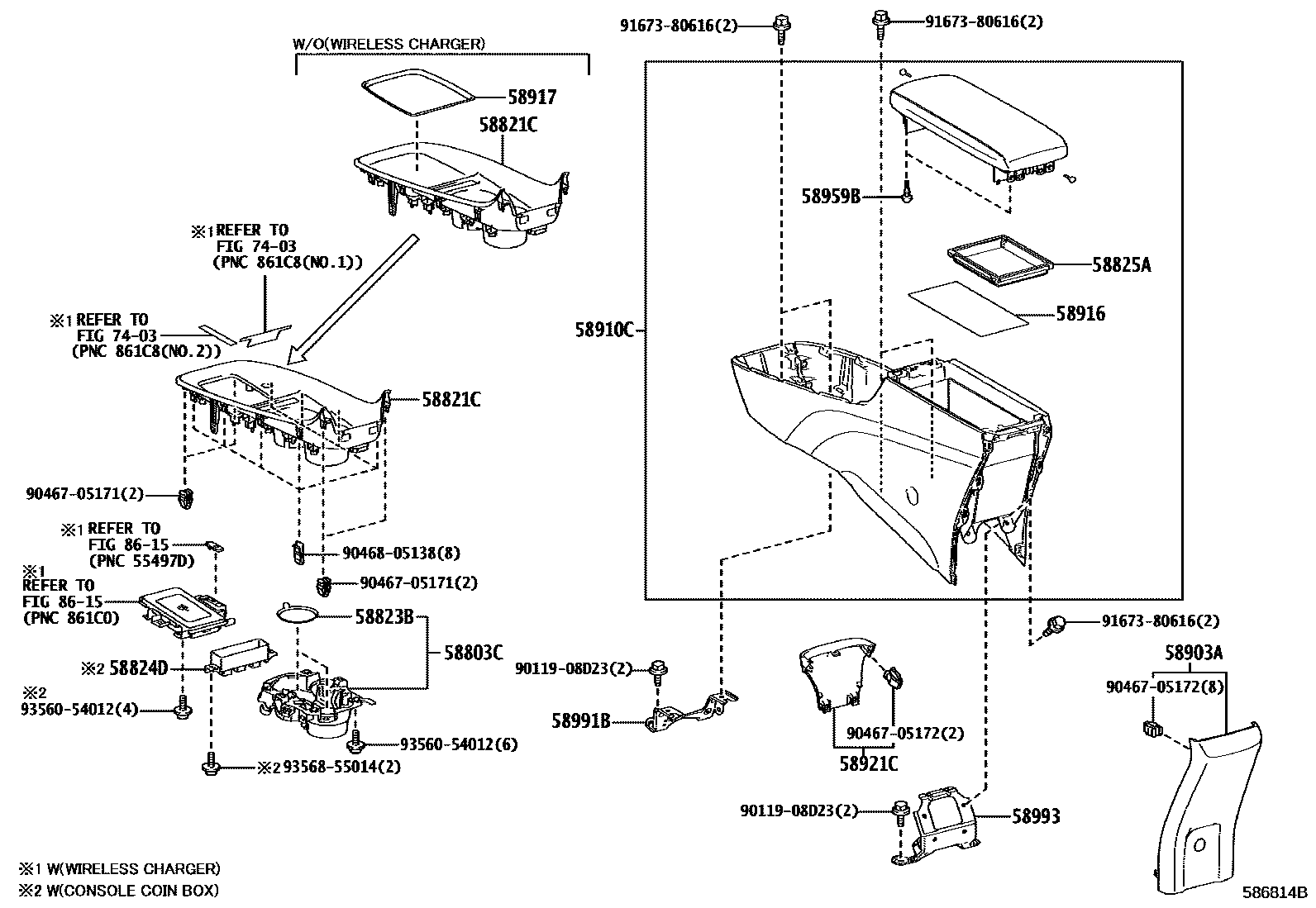 5806 — CONSOLE BOX & BRACKET