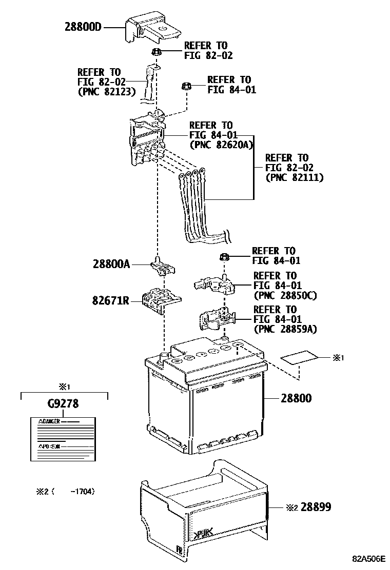 8201 — BATTERY & BATTERY CABLE