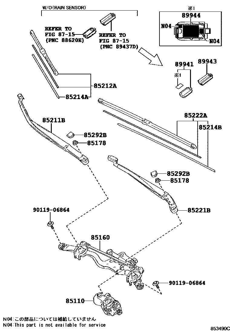 8501 — WINDSHIELD WIPER