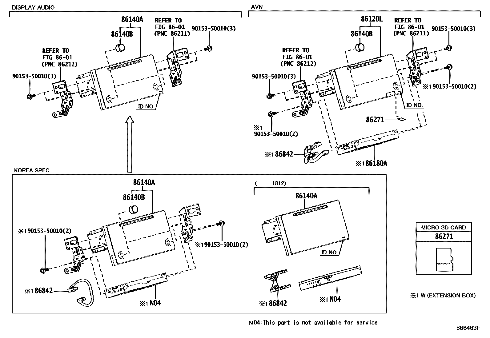 8603 — NAVIGATION & FRONT MONITOR DISPLAY