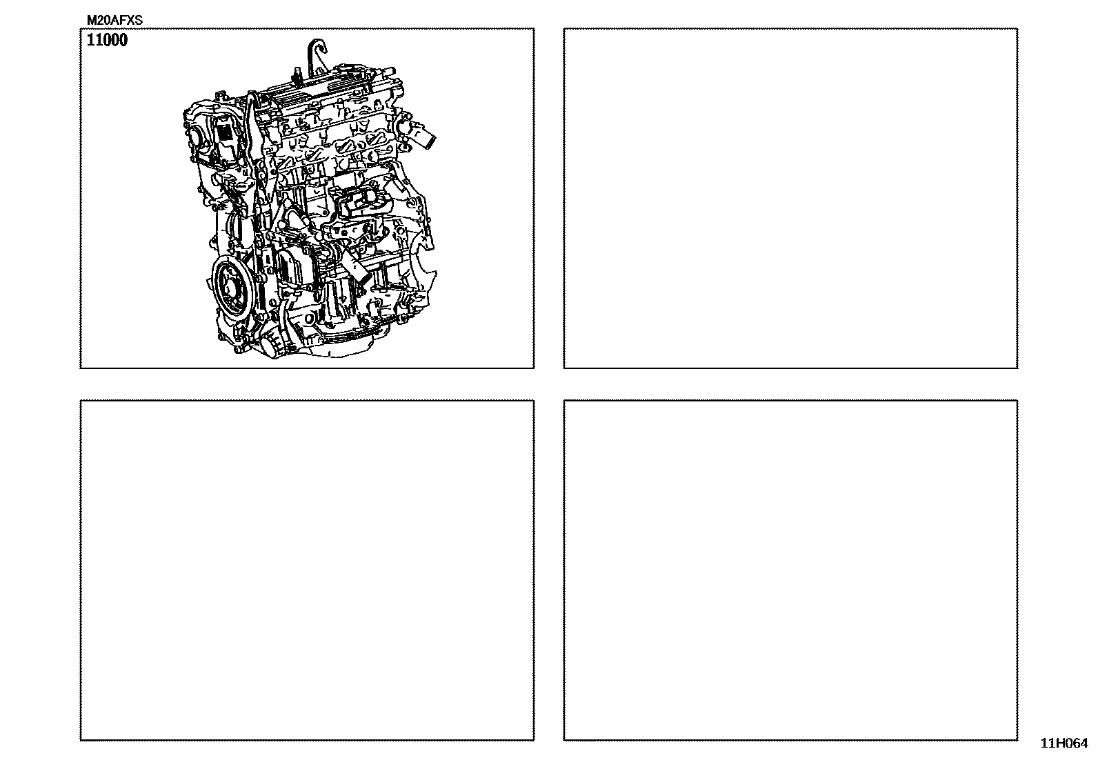 1101 — PARTIAL ENGINE ASSEMBLY