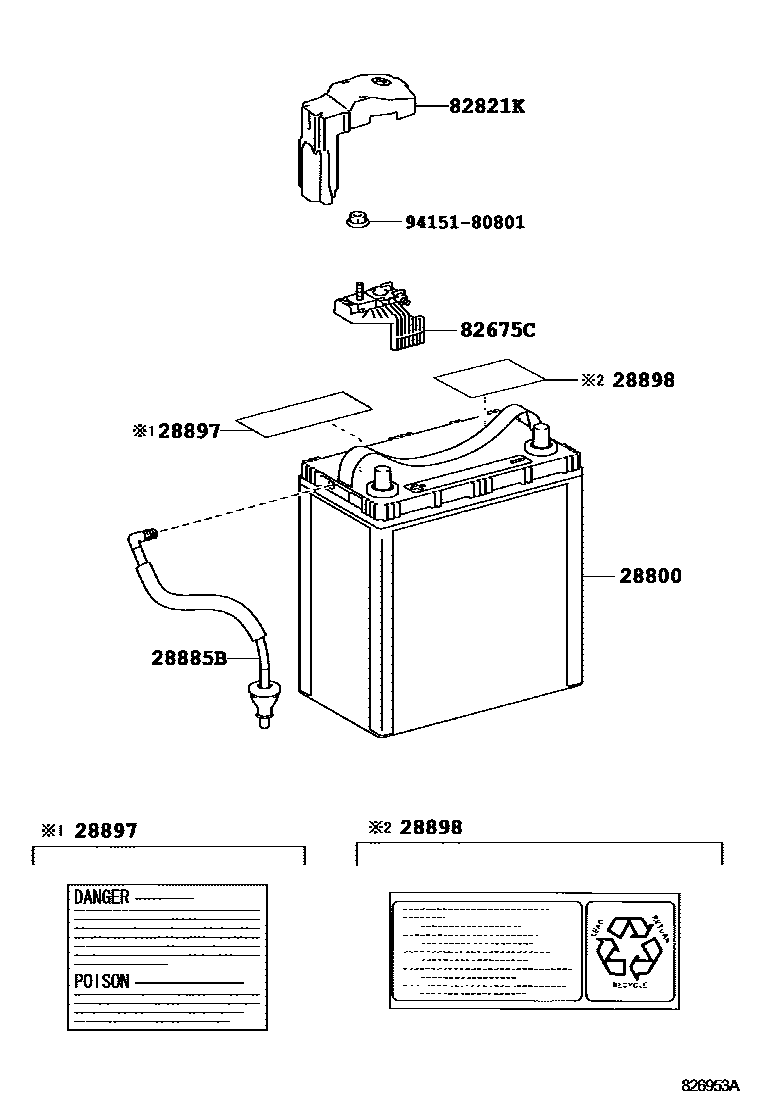 8201 — BATTERY & BATTERY CABLE
