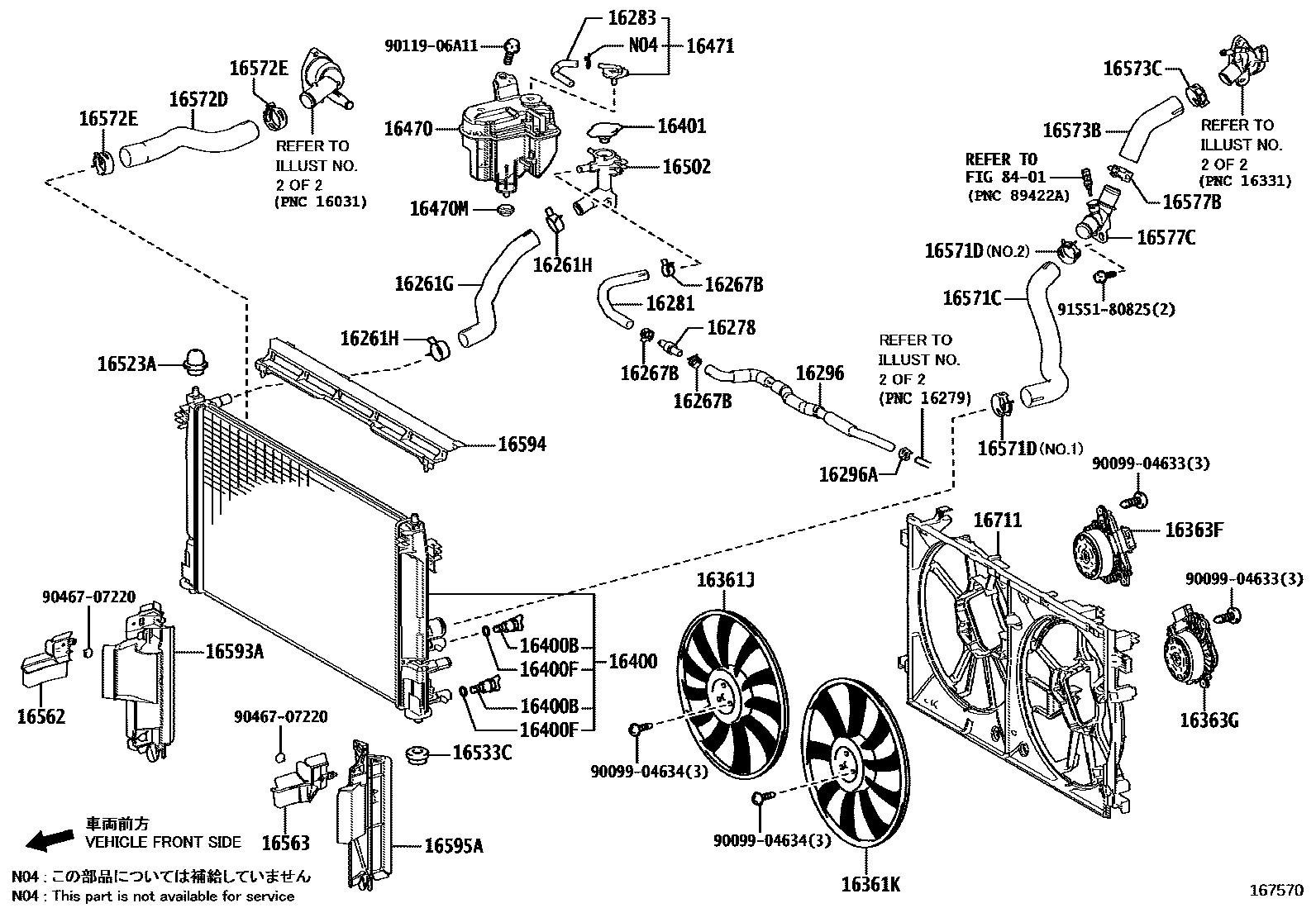1603 — RADIATOR & WATER OUTLET