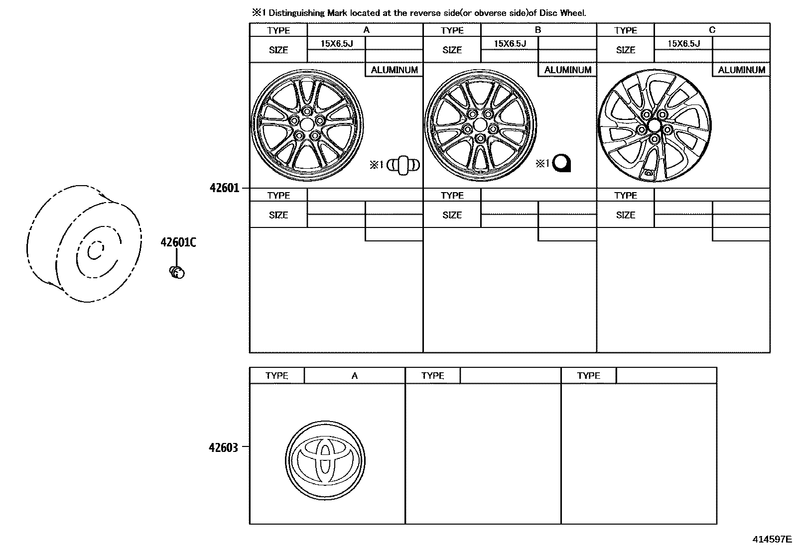 4103 — DISC WHEEL & WHEEL CAP