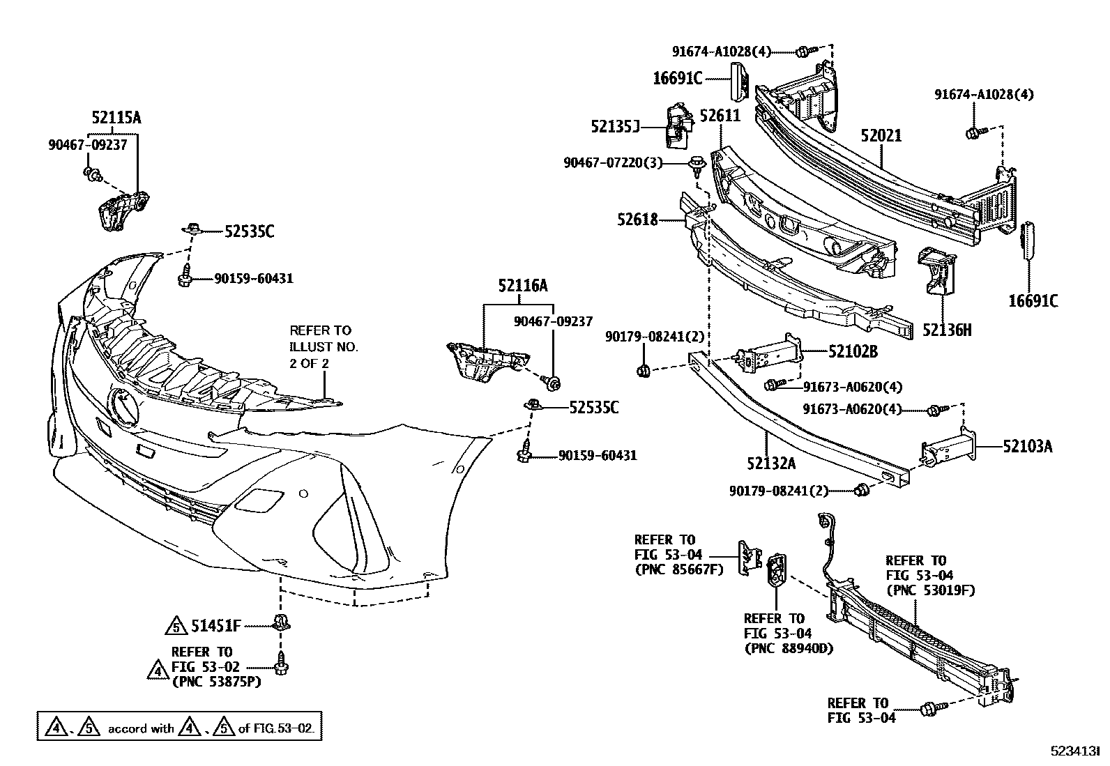 5201 — FRONT BUMPER & BUMPER STAY