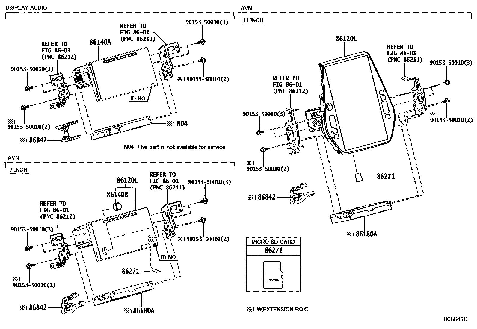 8603 — NAVIGATION & FRONT MONITOR DISPLAY