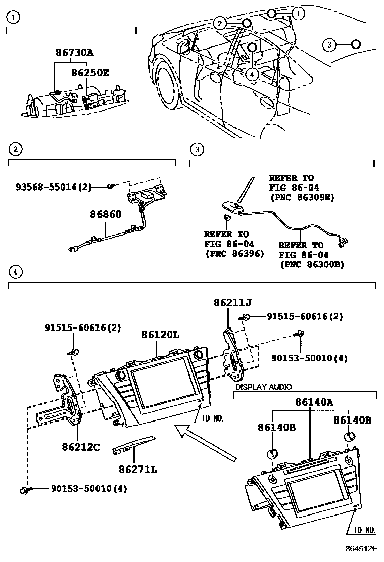 8603 — NAVIGATION & FRONT MONITOR DISPLAY