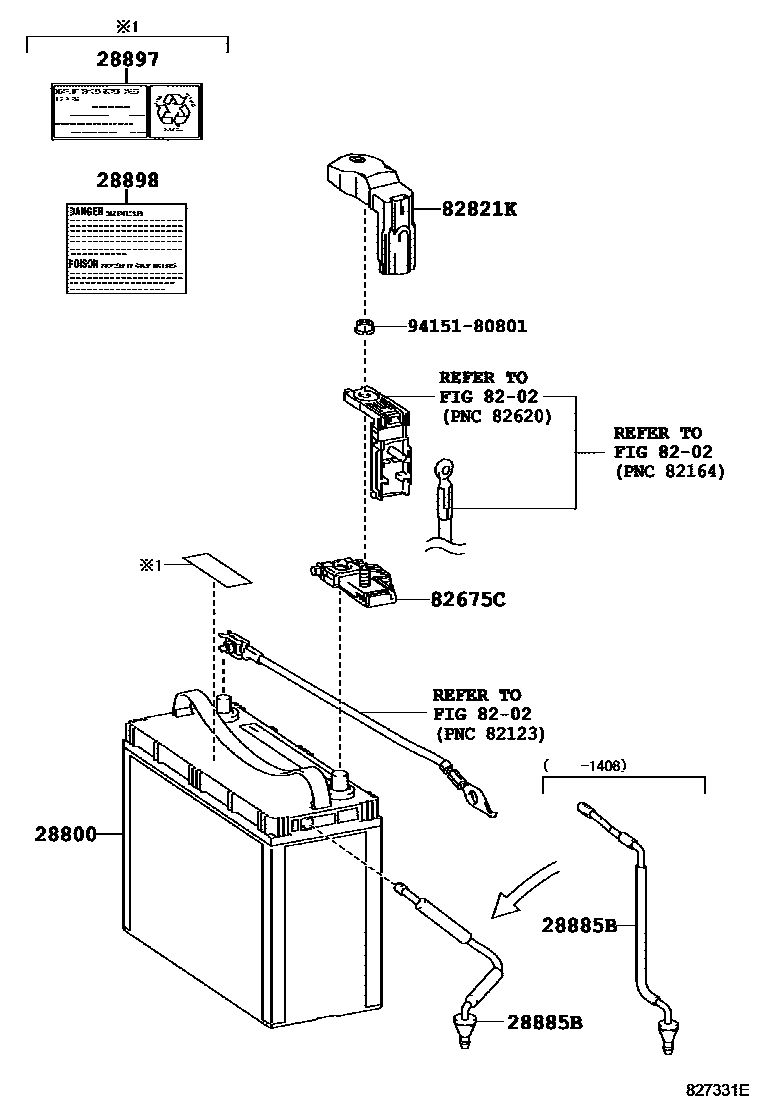 8201 — BATTERY & BATTERY CABLE