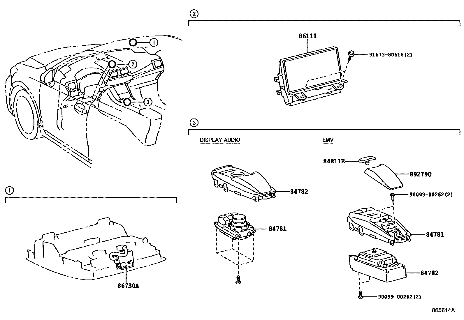 8603 — NAVIGATION & FRONT MONITOR DISPLAY