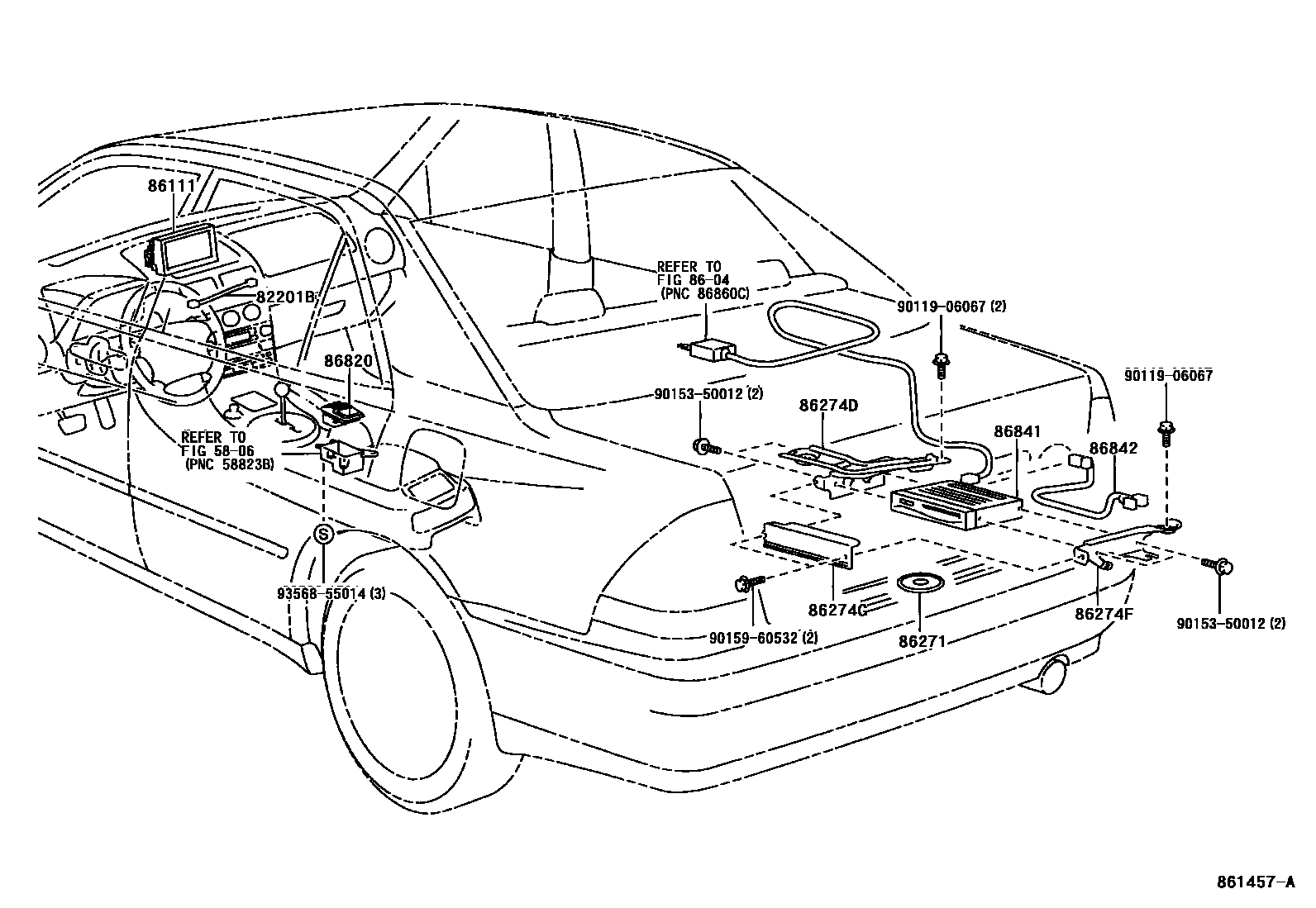 8603 — NAVIGATION & FRONT MONITOR DISPLAY