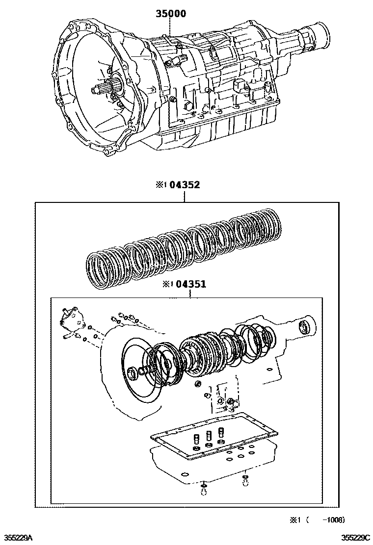 3501 — TRANSAXLE OR TRANSMISSION ASSY & GASKET KIT (ATM)