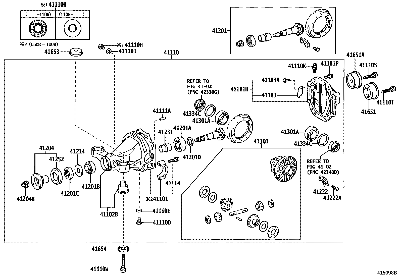 4101 — REAR AXLE HOUSING & DIFFERENTIAL
