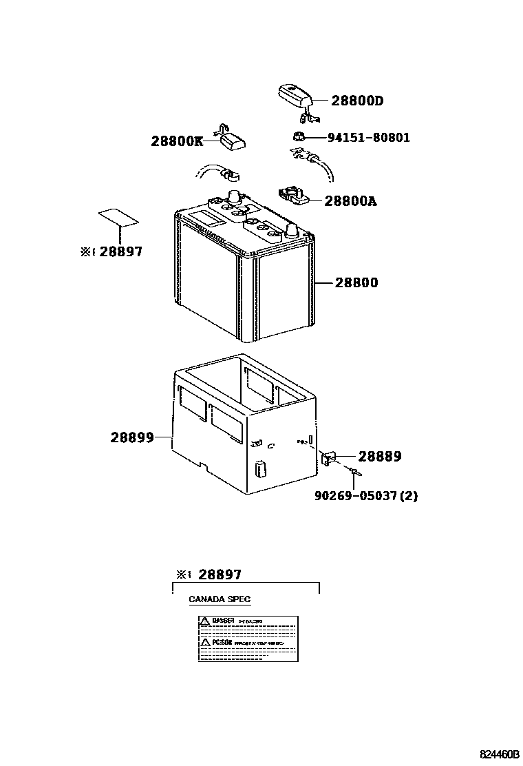 8201 — BATTERY & BATTERY CABLE