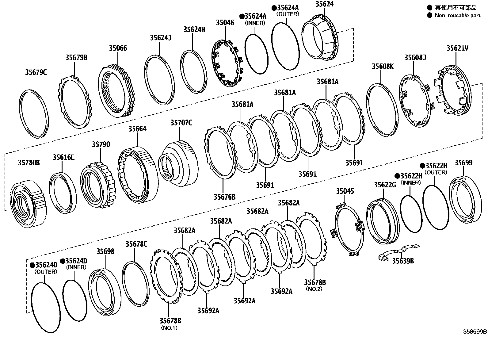 3508 — CENTER SUPPORT & PLANETARY SUN GEAR (ATM)