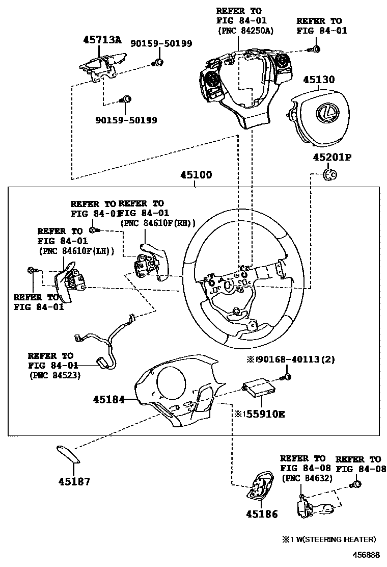 4504 — STEERING WHEEL