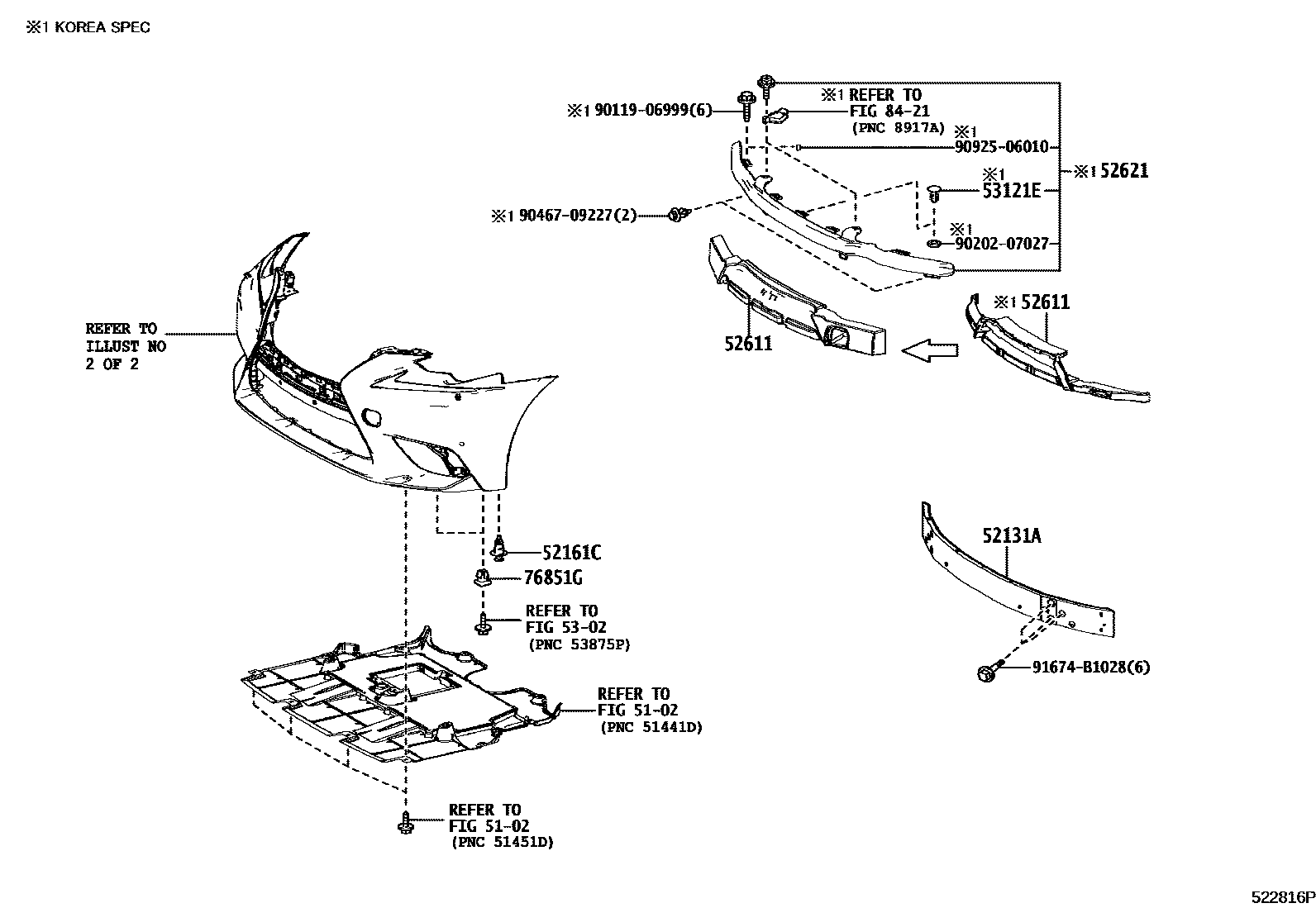 5201 — FRONT BUMPER & BUMPER STAY