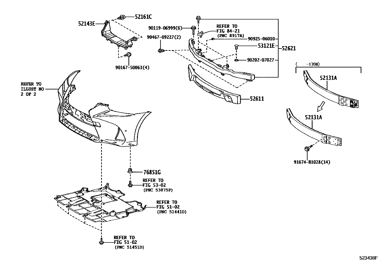 5201 — FRONT BUMPER & BUMPER STAY