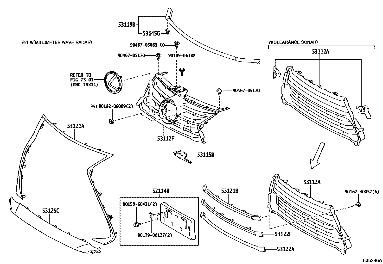 5301 — RADIATOR GRILLE