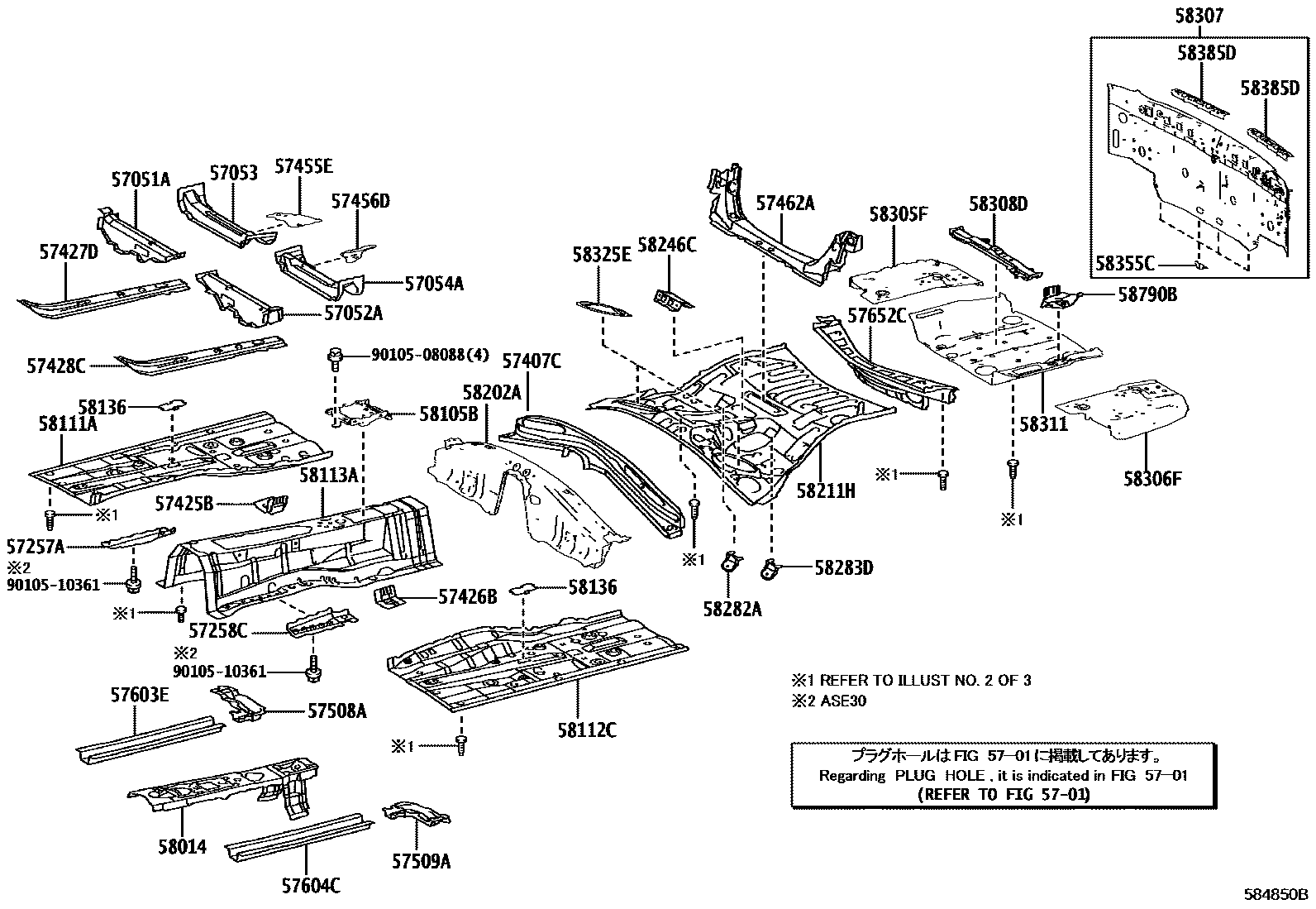 5801 — FLOOR PAN & LOWER BACK PANEL