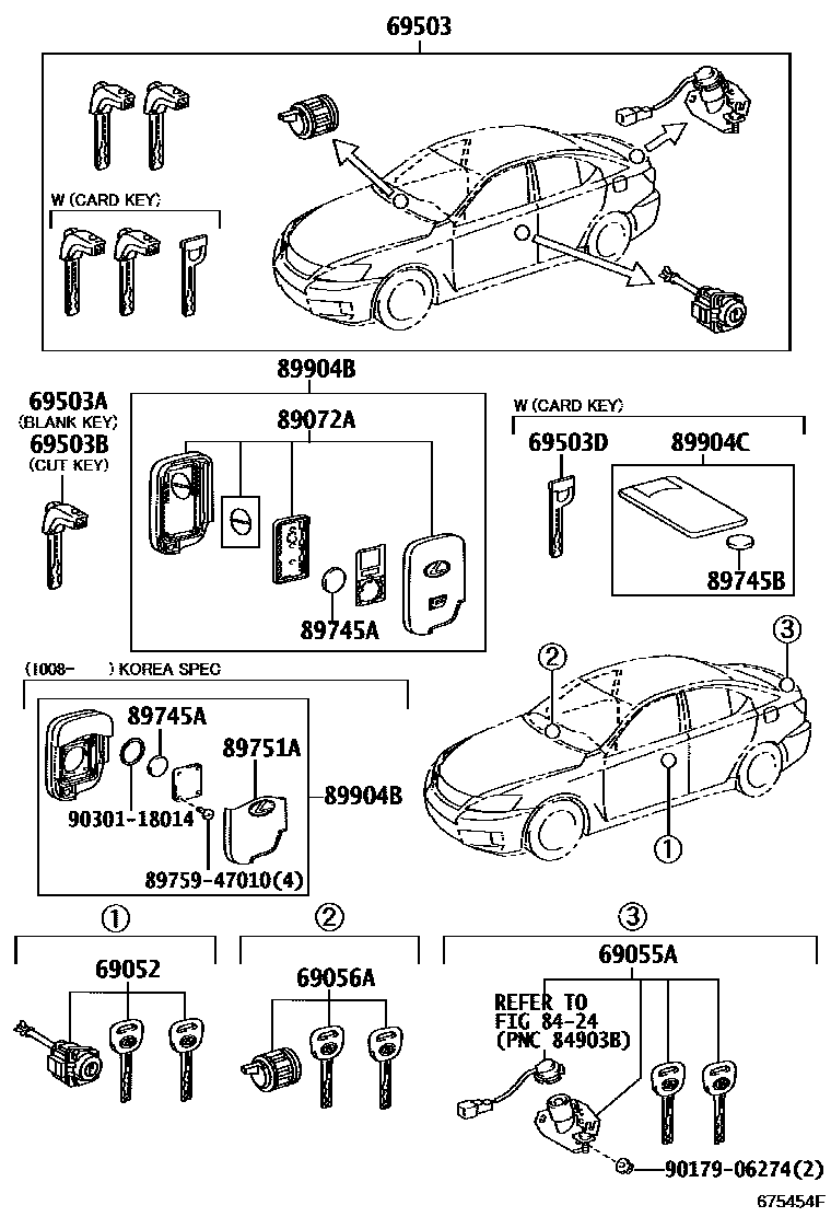 6712 — LOCK CYLINDER SET