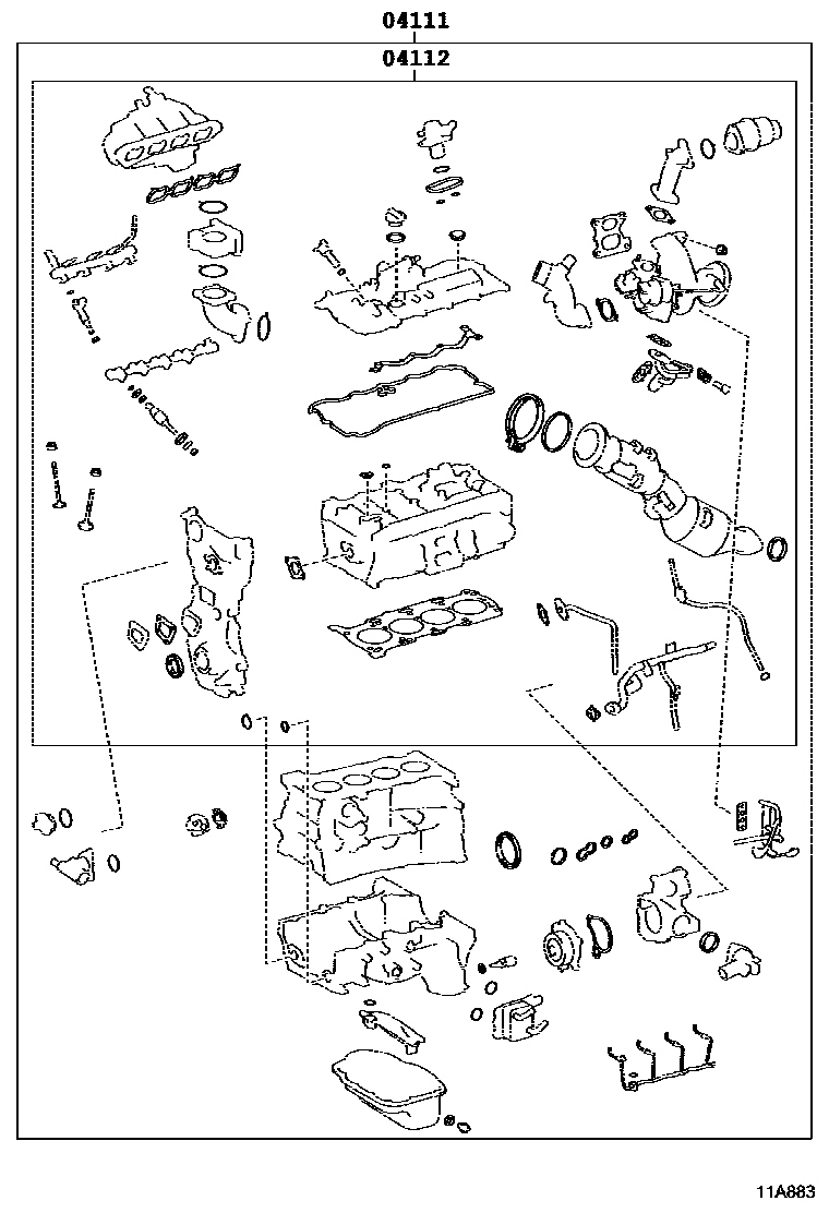 1103 — ENGINE OVERHAUL GASKET KIT