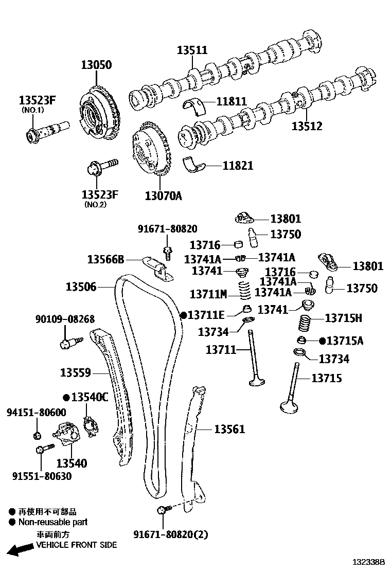 1302 — CAMSHAFT & VALVE