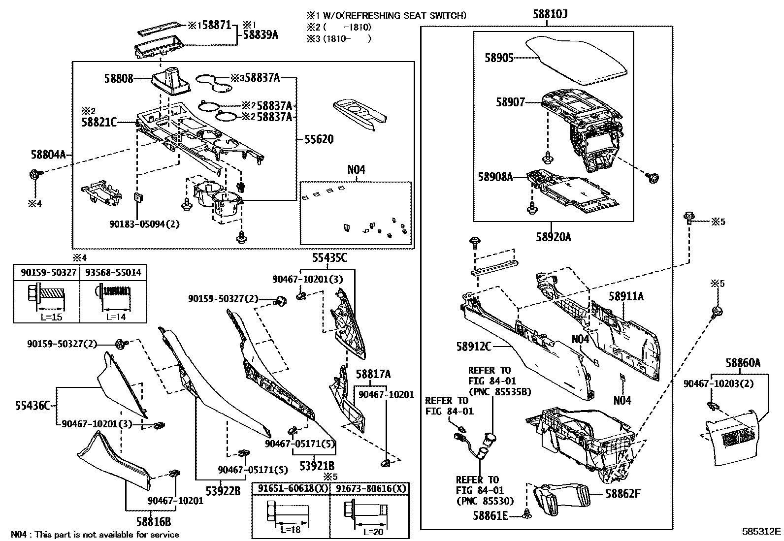 5806 — CONSOLE BOX & BRACKET