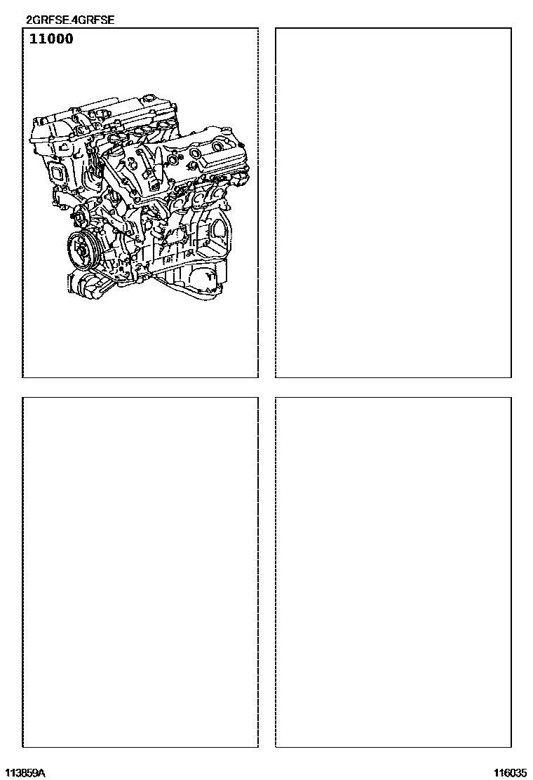 1101 — PARTIAL ENGINE ASSEMBLY