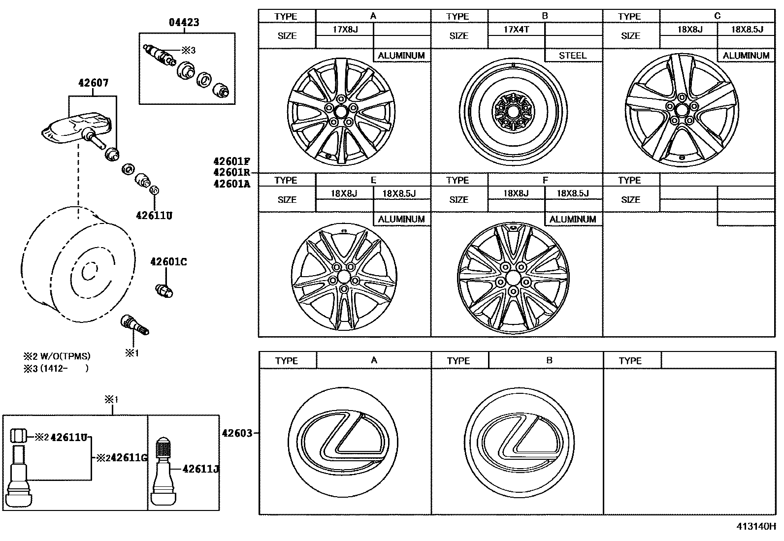 4103 — DISC WHEEL & WHEEL CAP