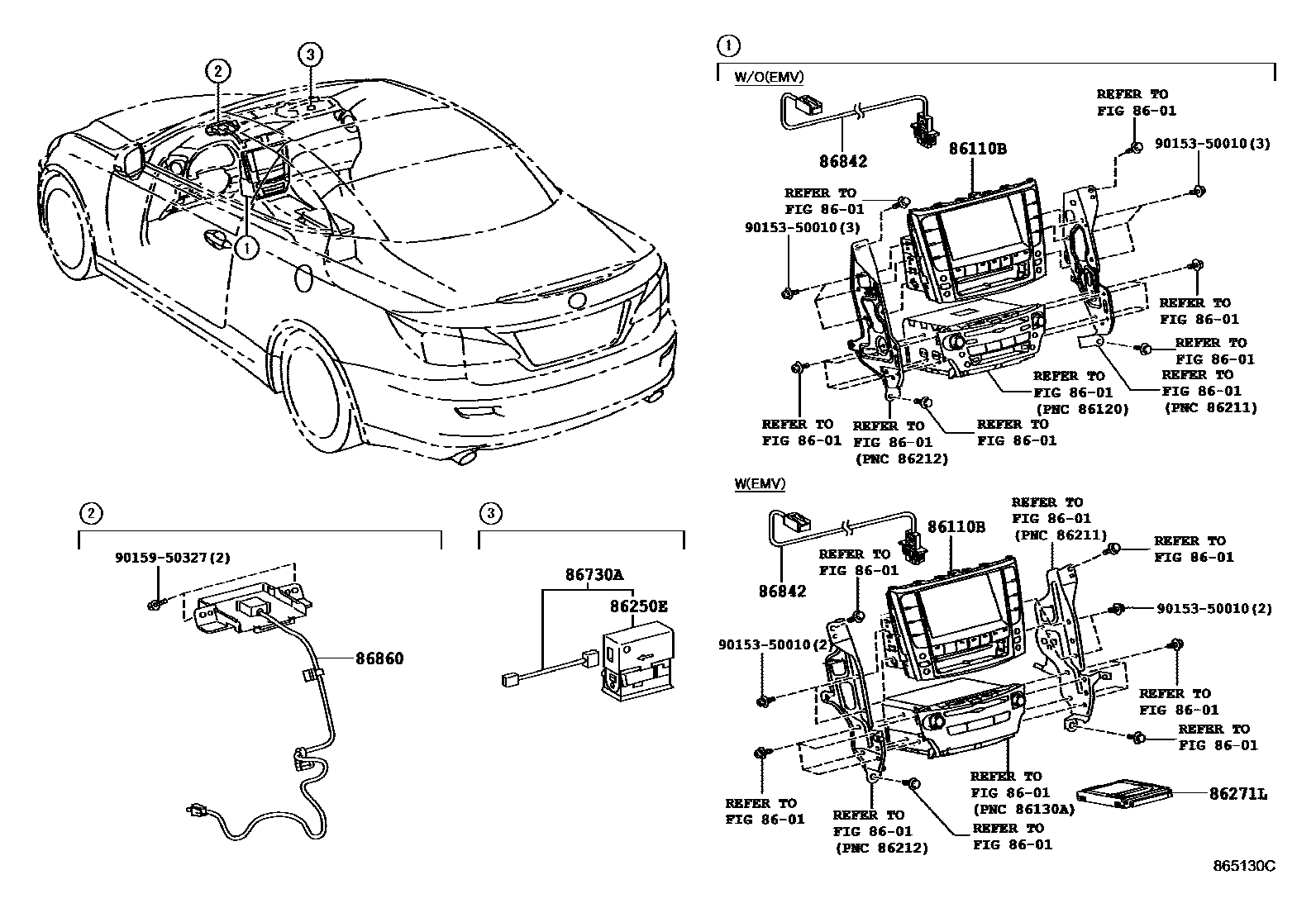 8603 — NAVIGATION & FRONT MONITOR DISPLAY