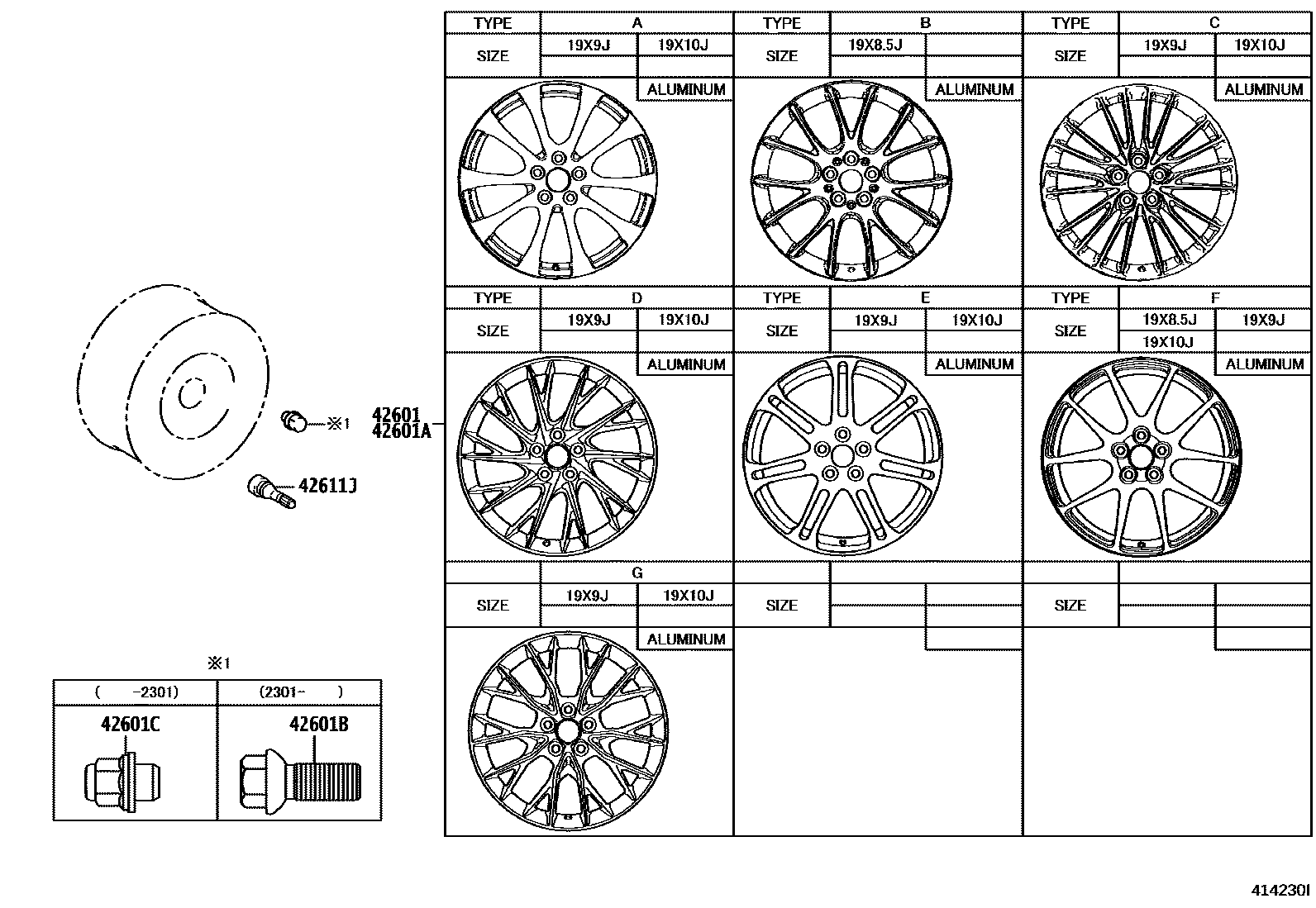 4103 — DISC WHEEL & WHEEL CAP