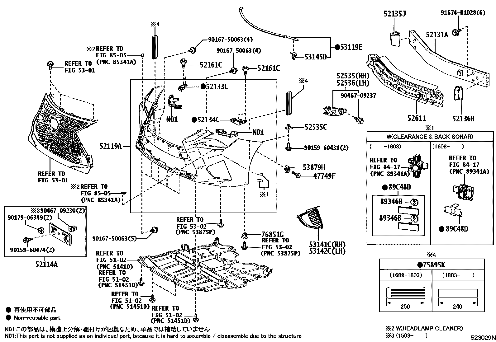 5201 — FRONT BUMPER & BUMPER STAY