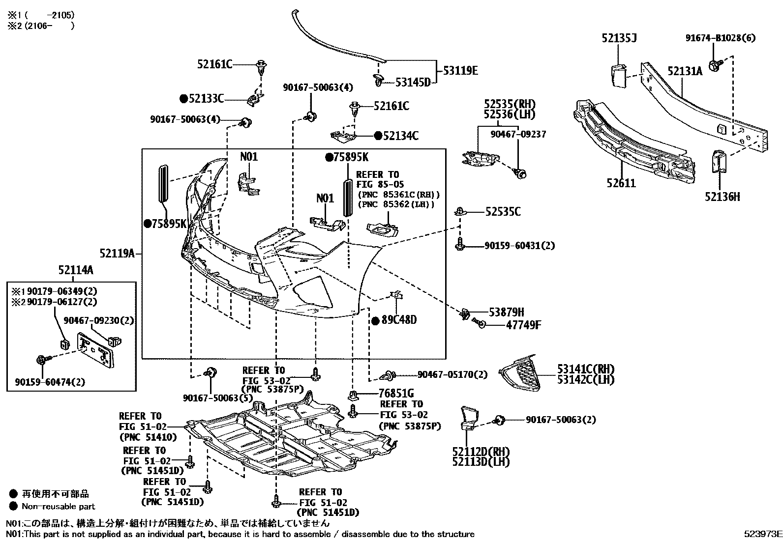 5201 — FRONT BUMPER & BUMPER STAY