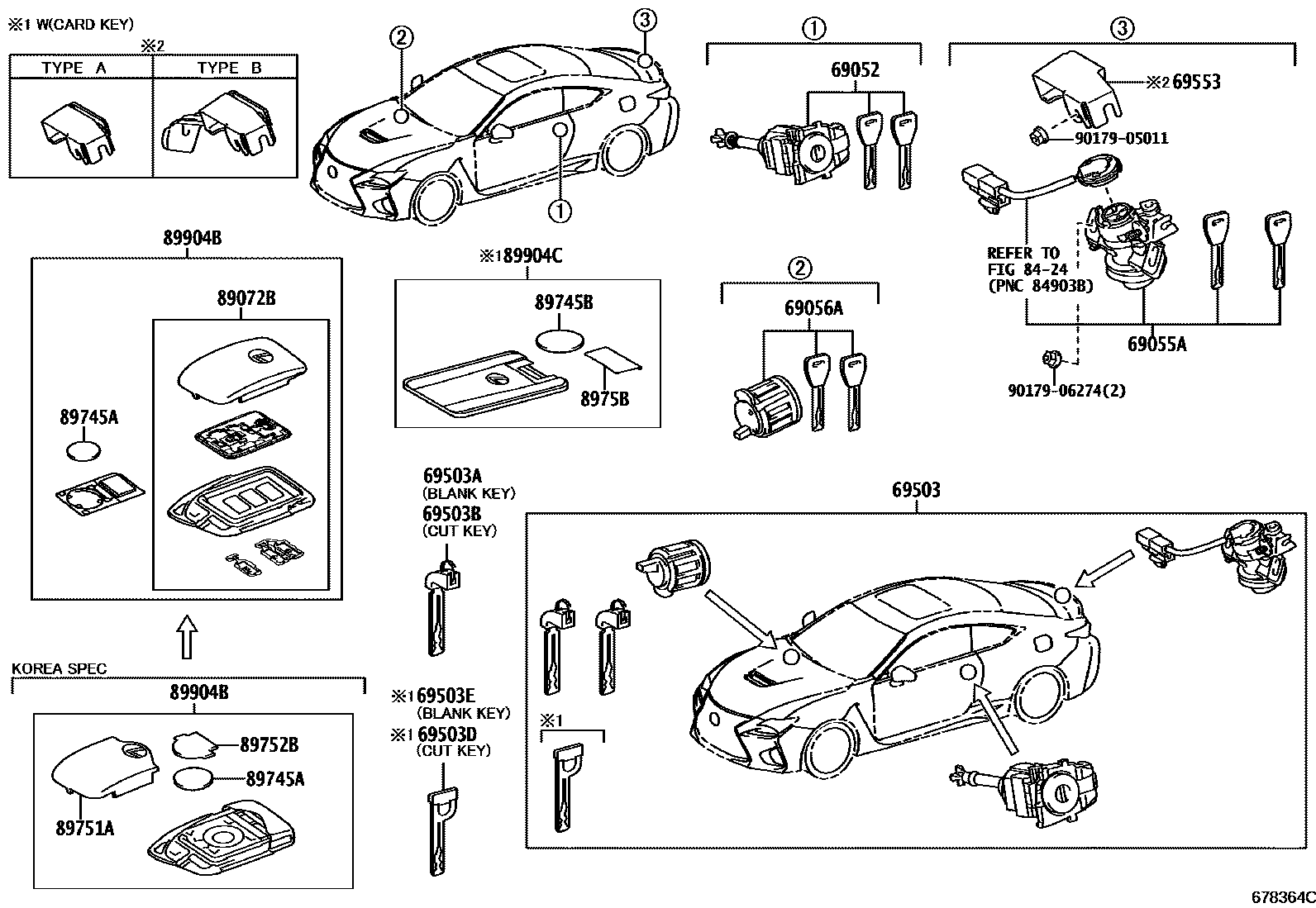 6712 — LOCK CYLINDER SET