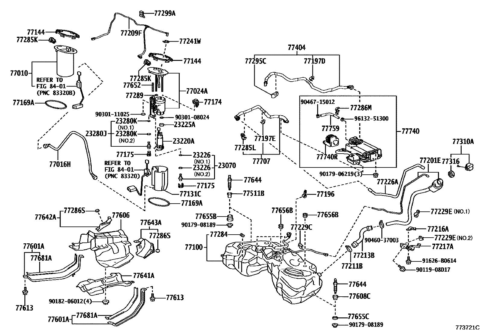 7701 — FUEL TANK & TUBE