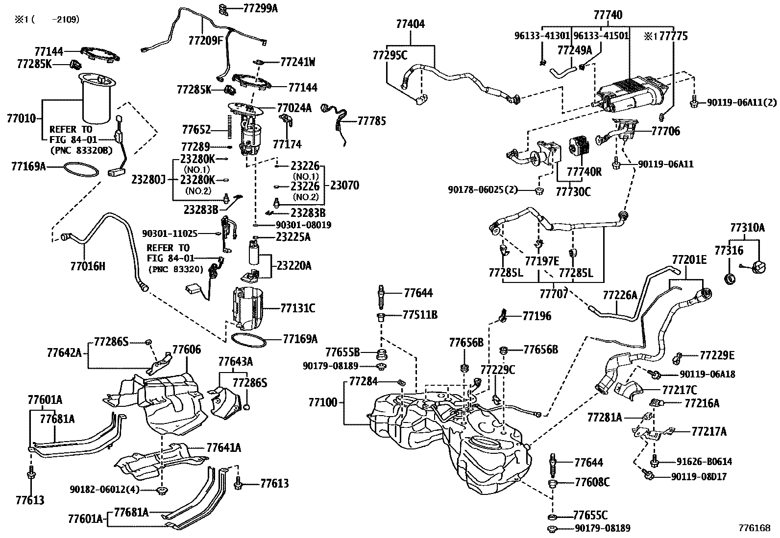 7701 — FUEL TANK & TUBE